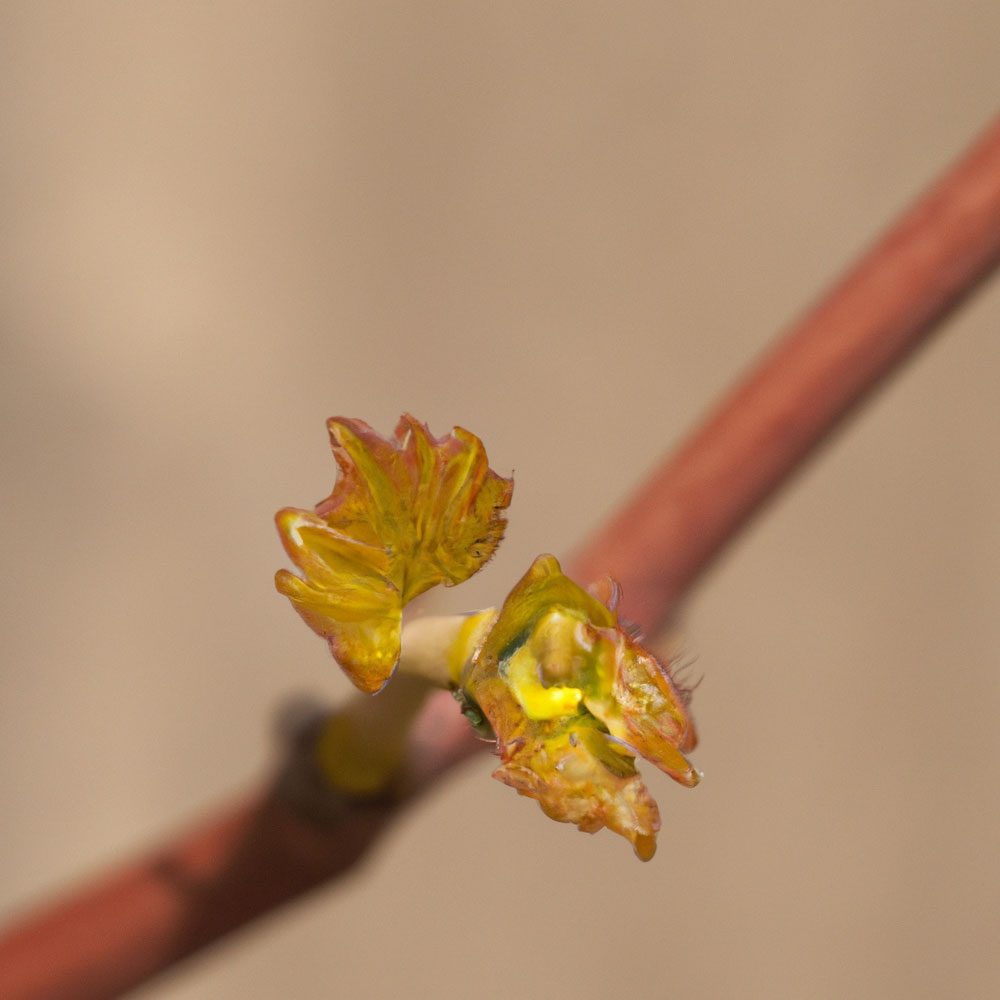 débourrement de la vigne